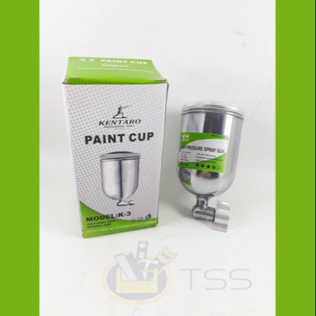 KENTARO Tabung Spray Gun K3 K 3 125ml K-3 Tabung R2 R 2 200CC Tabung Air Gun Paint Cup Alumunium