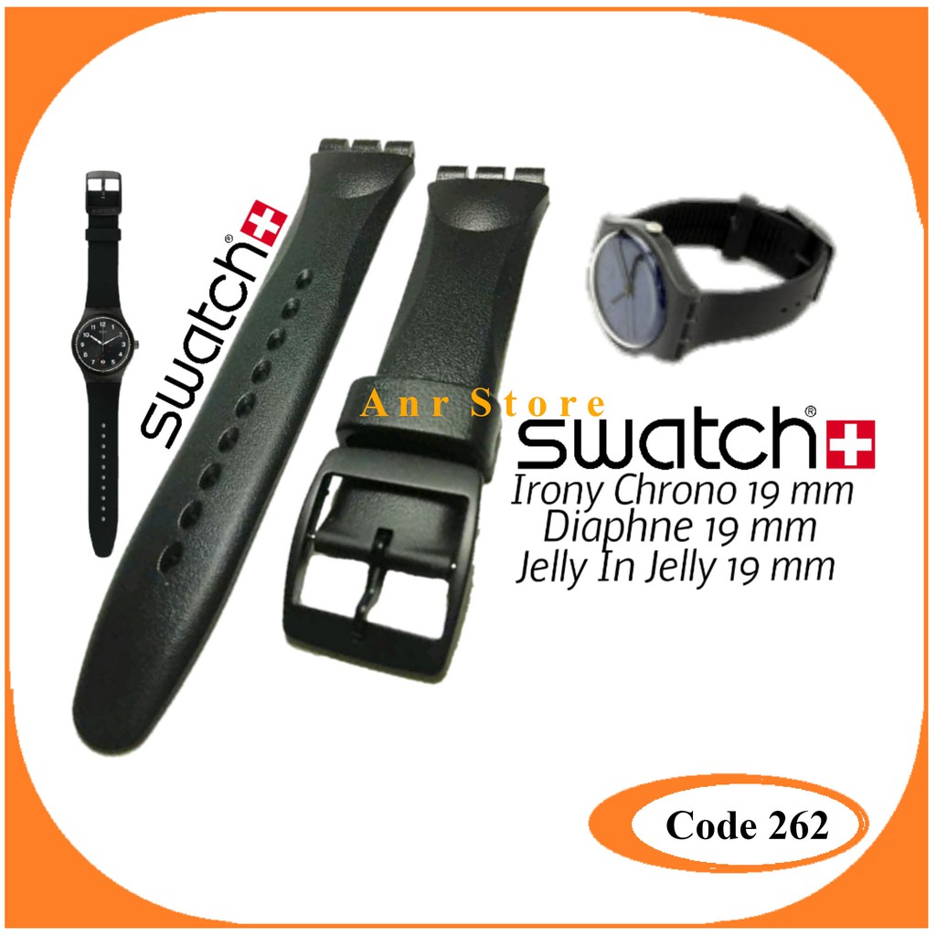 Tali Jam Tangan Swatch 19 mm Swatch Irony Chrono Swatch Diaphne Swatch Jelly in Jelly