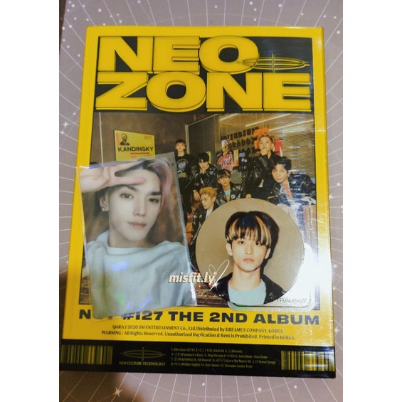 Album Neozone n ver fullset pc taeyong cc mark unsealed nct127