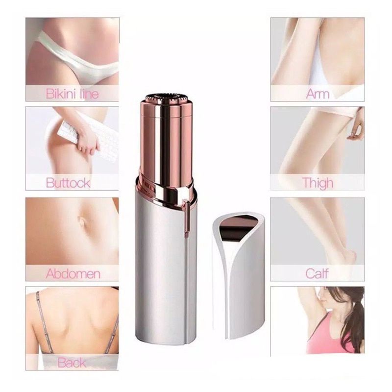 Alat Pencukur Alis-Bulu-Rambut Elektrik untuk Wanita Portable Epilator/ Flawless Hair Removal Device