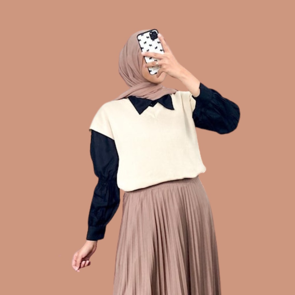 Rompi Wanita Kekinian Rompi Wanita Korea Rompi Wanita Muslim Vest Wanita Korea Rompi Vest Wanita