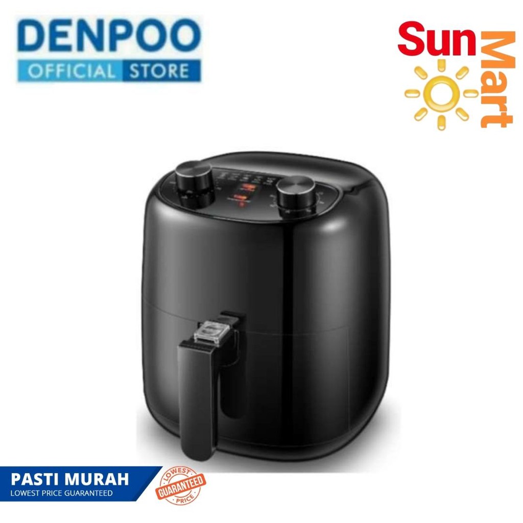 DENPOO DIGITAL AIR FRYER AFD 35 / AFD35 / AFD-35 [5 LITER] (GARANSI RESMI)