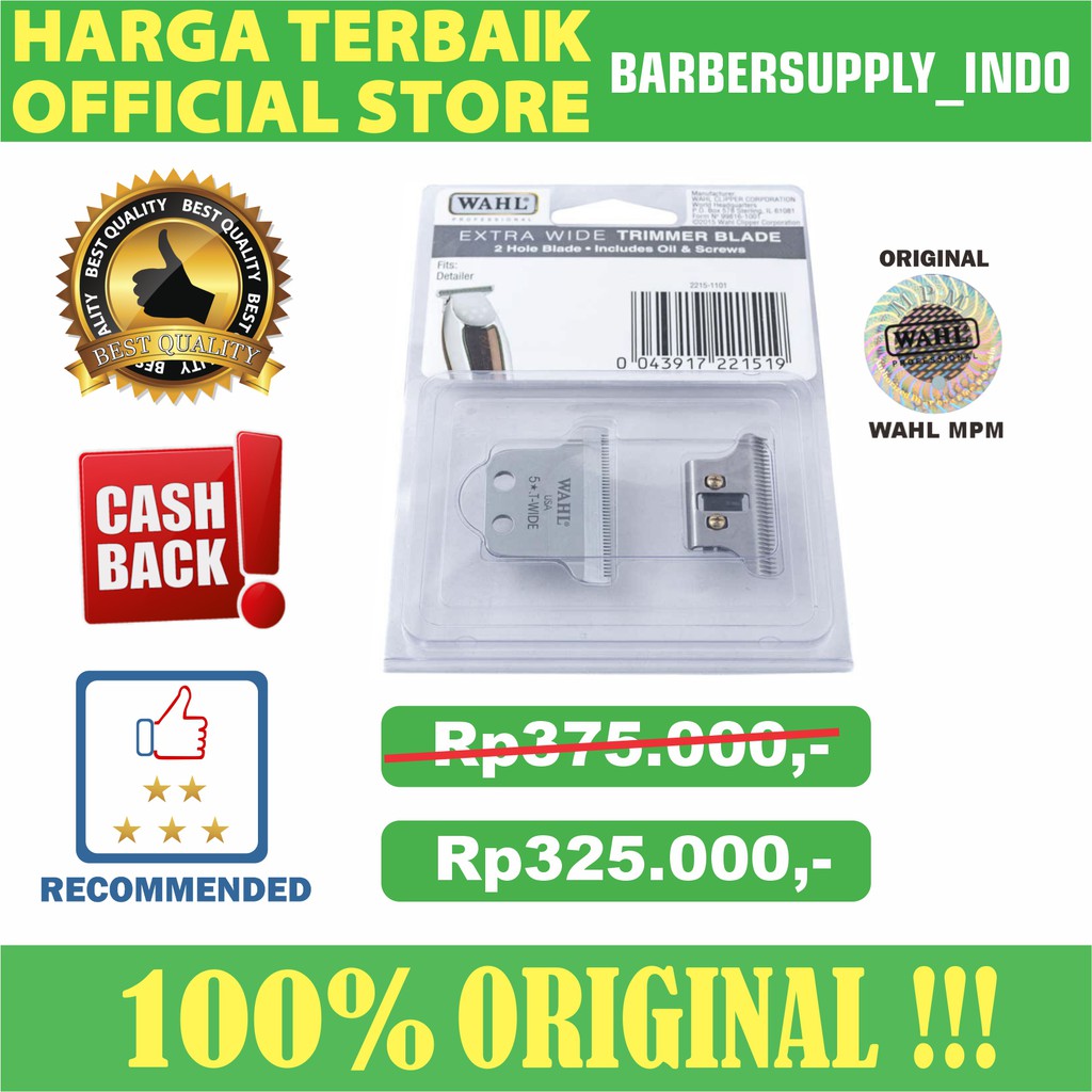 WAHL Blade T-WIDE ORIGINAL USA bisa bayar di tempat