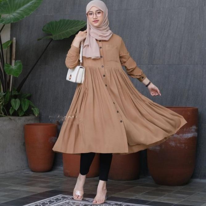 Model Baru.. Pratiwi long Tunik jumbo Size M L XL | Baju Atasan Wanita Terbaru 2022 Kekinian | Atasa