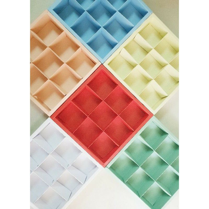 

Dus Mika Polos Sekat 9 ( eggtart, fruit pie, pie etc. ) varian warna ( 1 pack isi 5 pcs)