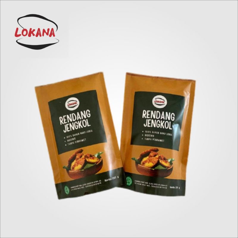 

Rendang Jengkol khas LOKANA 250gr