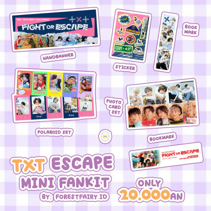 [ FANKIT ] TXT FIGHT OR ESCAPE