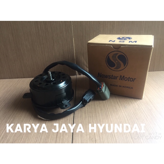 Motor fan radiator Hyundai Getz ( 2 soket)