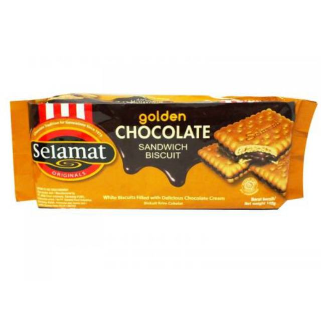 SELAMAT SANDWICH BISCUIT 102 Gram BISKUIT SELAMAT CHOCOLATE, BLACK VANILA, GOLDEN CHOCOLATE