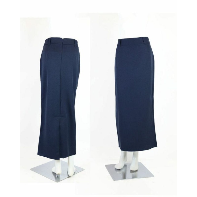 ROK  SPAN KERJA WANITA BAHAN KANTOR FORMAL WANITA  REMPEL BAWAH/BIRON  S.M.L.XL-L