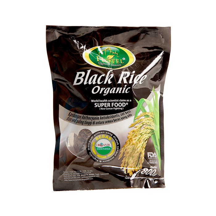 

Beras Hitam Organik Hotel 800 Gram Black Rice Organic Makassar