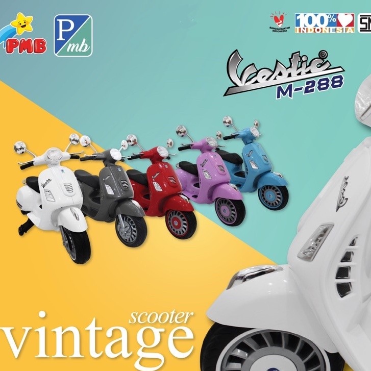 PMB Motor Aki Vespa Matic M288