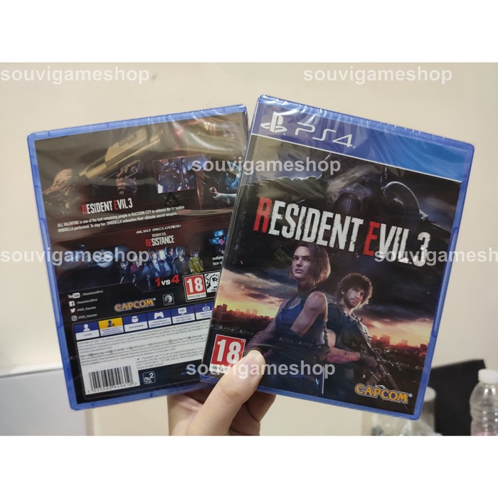 PALING MURAH  PS4 RESIDENT EVIL 3 CD GAME BD PS 4 Playstation 4 Eng