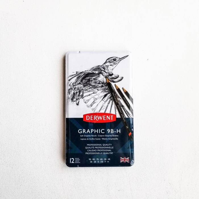 

Derwent Graphic 9B-H Pensil Sketsa / Soft Graphite Pencils