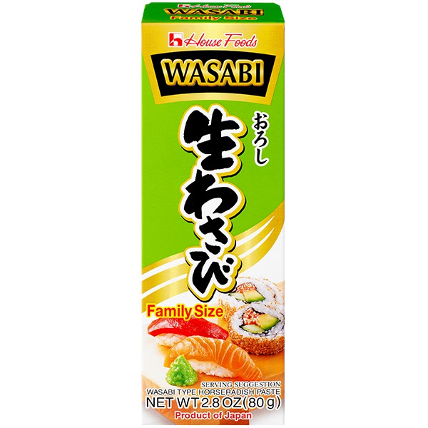 

House Neri Wasabi Kn 43 Gr / 80Gr / Pasta Wasabi Tube