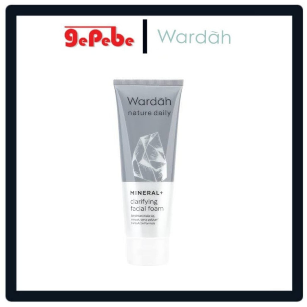 Wardah Nature Daily Mineral Clarifying Facial Foam 60ml &amp; 100ml