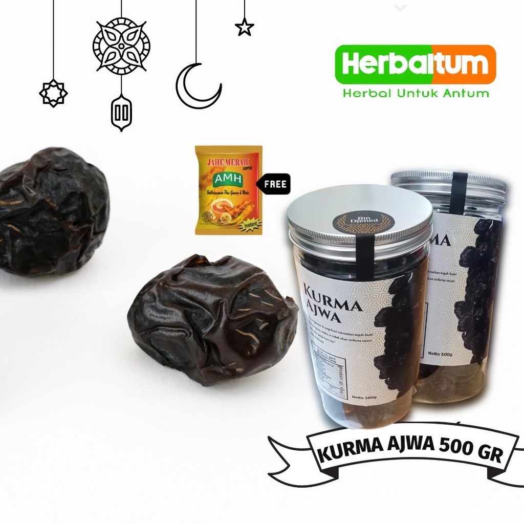 

KURMA AJWA ASLI BIN DJENED 500 GR