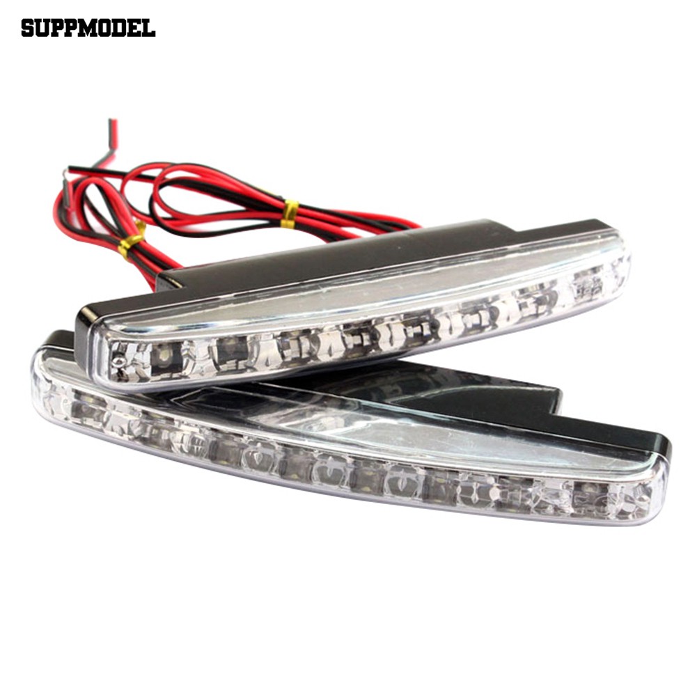 2Pcs Lampu LED DC 8SMD Universal Anti Air untuk Mobil