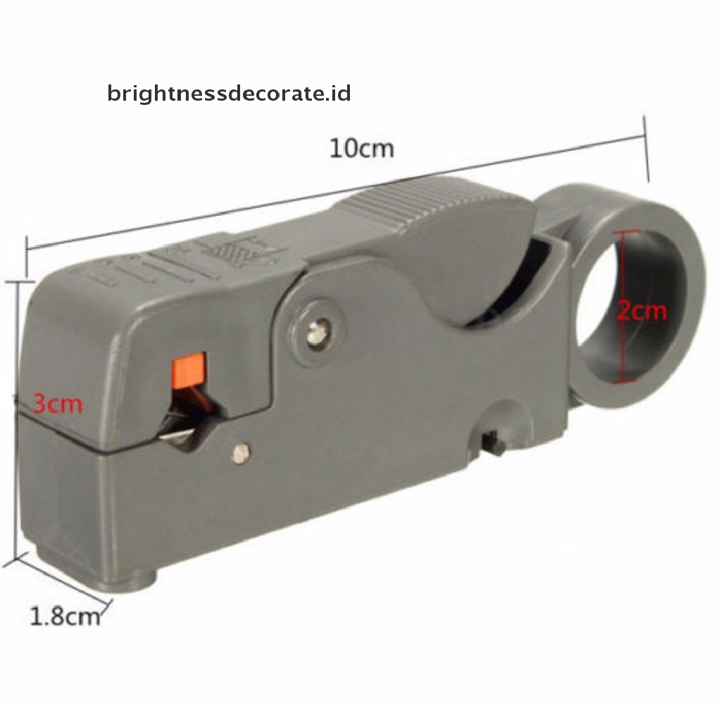 Tang Pemotong Kabel Kawat Otomatis Pisau Ganda Rg6 / 59 Dapat Disesuaikan