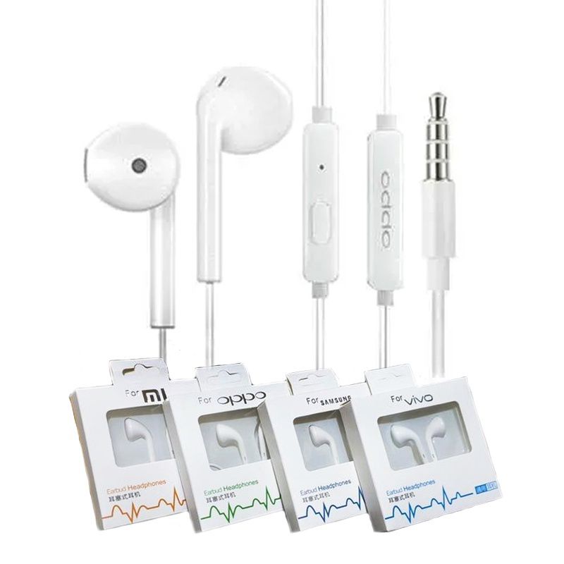 MN - Headset HF Handsfree Branded Non Karet MH 133 Oppo Samsung Xiaomi Vivo Dus Besar Earphone Brand