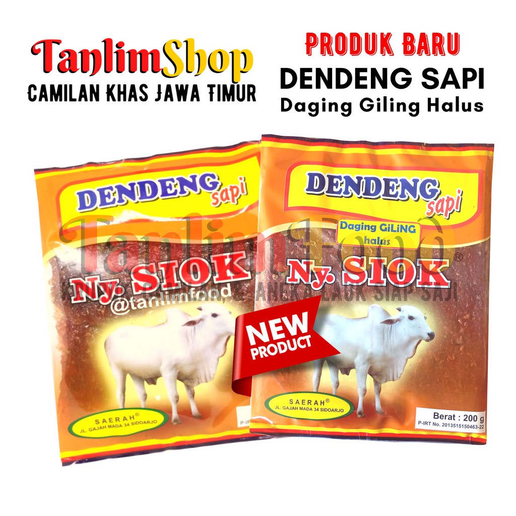 Dendeng Sapi Original / Giling Halus Ny Siok - 200gr