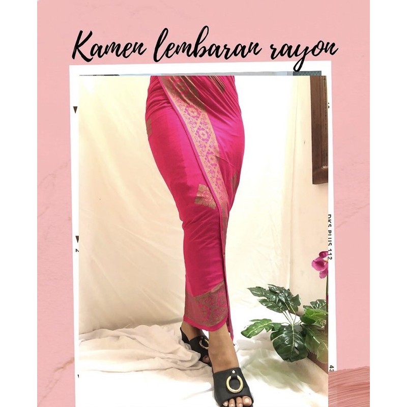 KAMEN LEMBARAN MOTIF PRADA || KAMEN RAYON || KAMEN BALI