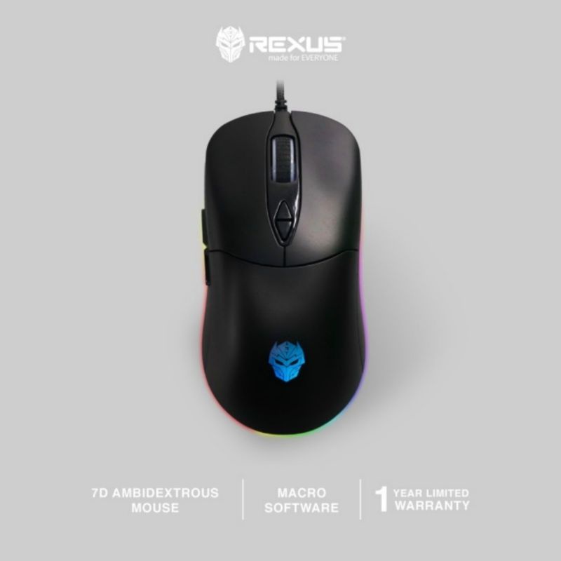 Mouse Rexus Xierra G11 - Rexus Mouse Gaming Xierra G11 RGB Wired Gaming Mouse