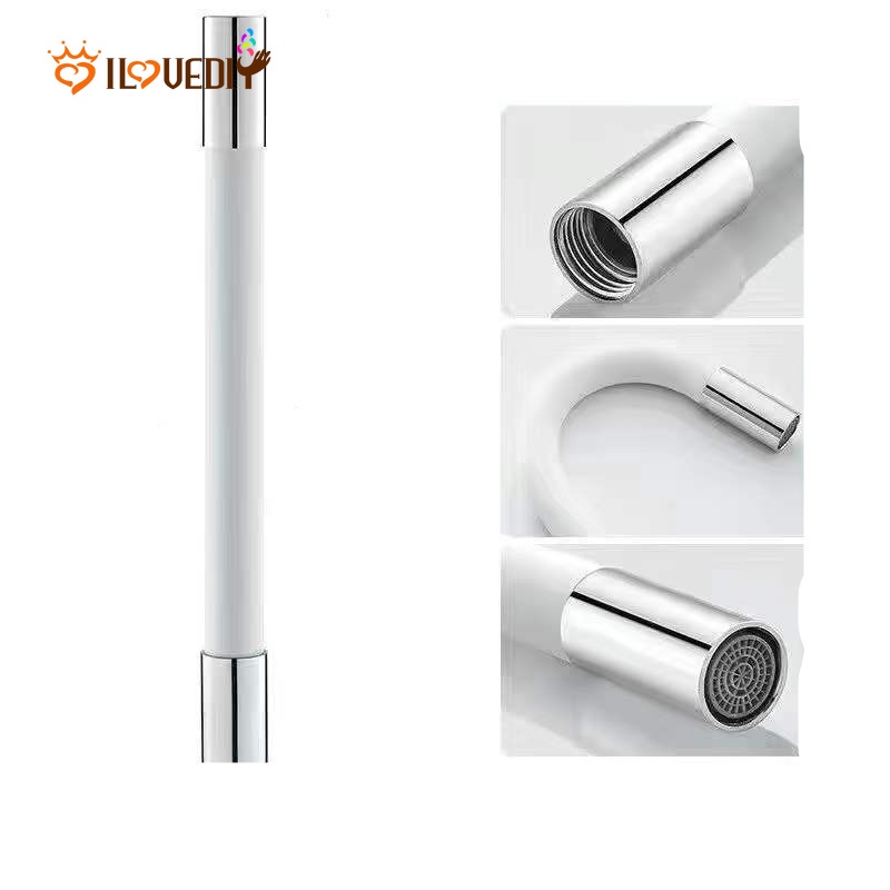 Tabung Filter Extender Keran Air 360 Derajat Ukuran 20 / 30 / 50CM Adjustable Untuk Dapur / Kamar Mandi