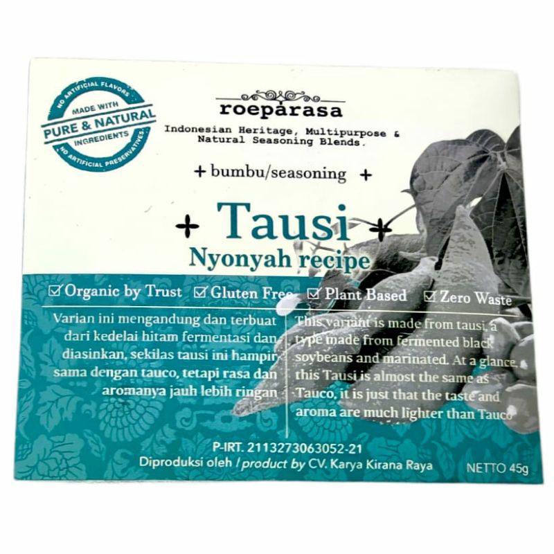 

bumbu tausi roeparasa 45 gr