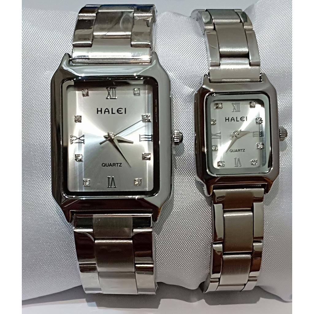 Halei watch Official Store Garansi Resmi Jam Tangan Wanita Halei 411 Elegant Permata Romawi Original