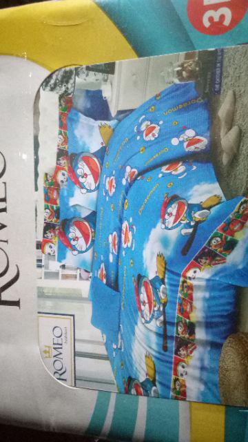 Sprei King Romeo Doraemon Sapu Terbang 180x200 Cm
