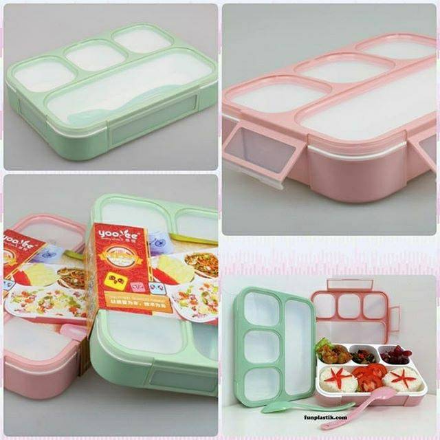 Yooyee tempat makan 4 sekat / misting