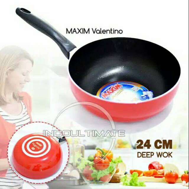 Teflon Maxim Anti Lengket/Frypan penggorengan Anti Lengket 24 cm