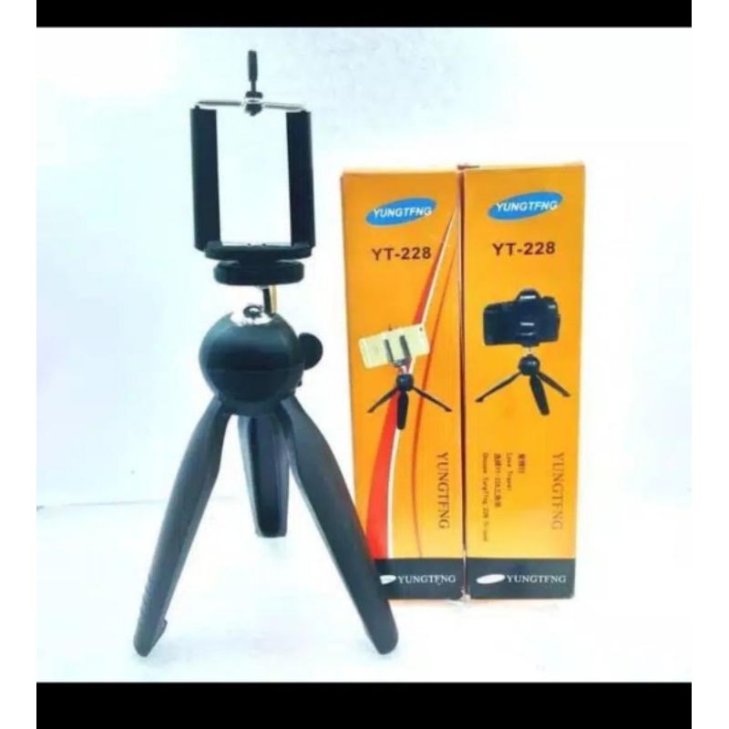 tripod mini YT228 Yun teng YT 228 kamera hp free holder U