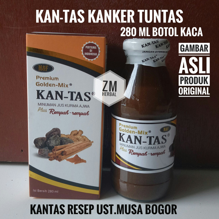 

Berkualitas Original Kan-Tas Kanker Tuntas Kantas Jus Kurma Ajwa Ustad Musa