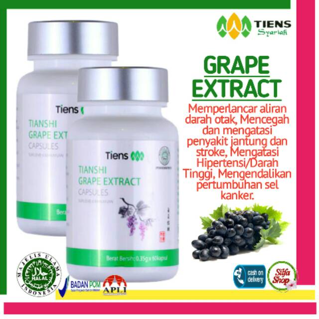 

Herbal Grape Extract / menjaga kesehatan jantung paru-paru otak & mencegah berbagai macam penyakit