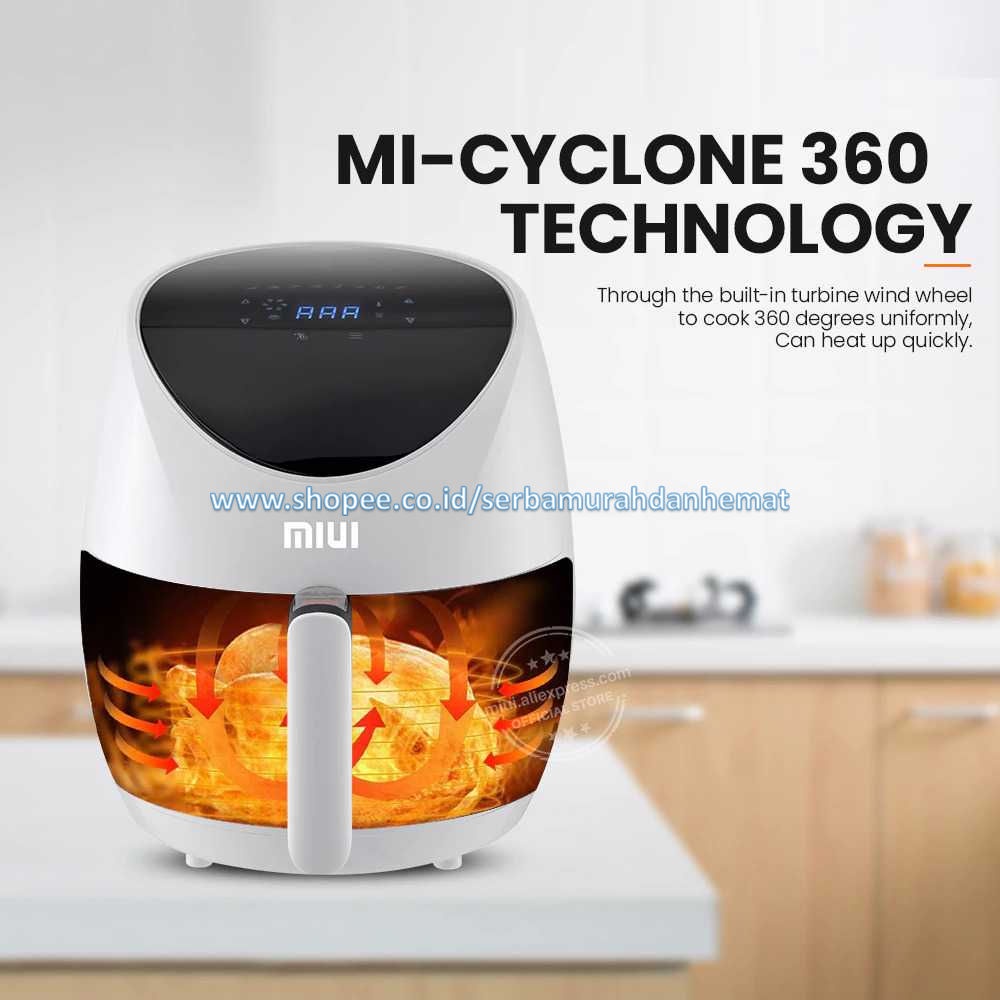 MIUI Air Fryer Penggoreng Tanpa Minyak Touchscreen 4.6L