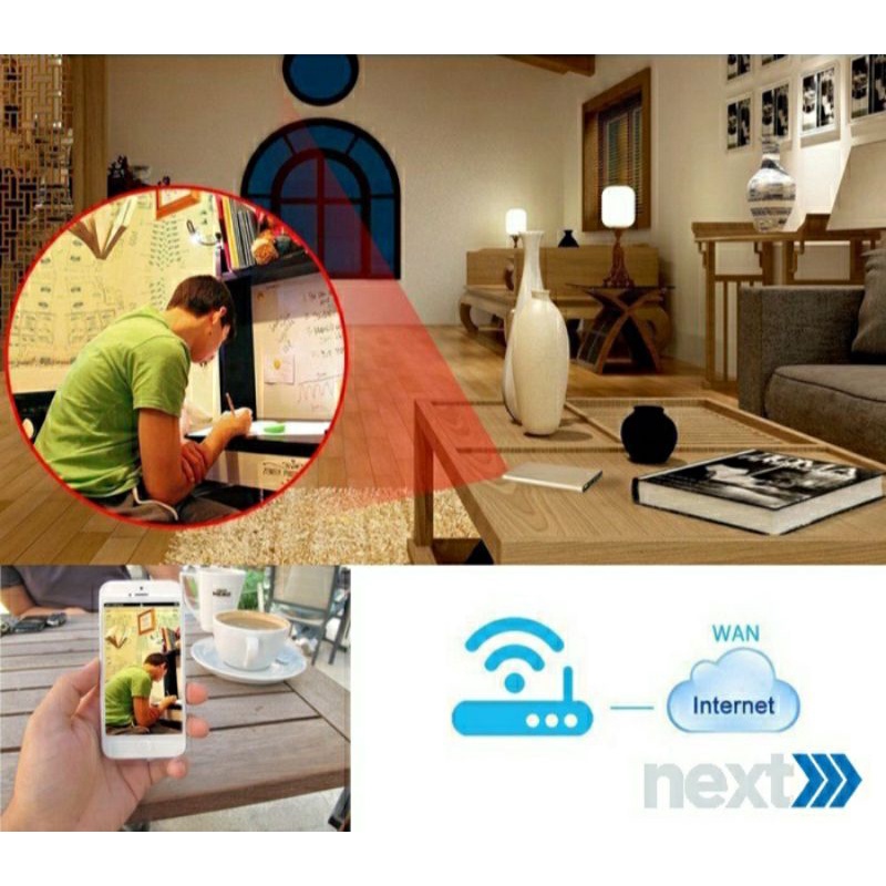 IP CAMERA Spy cam Power Bank H8 Original kamera tersembunyi