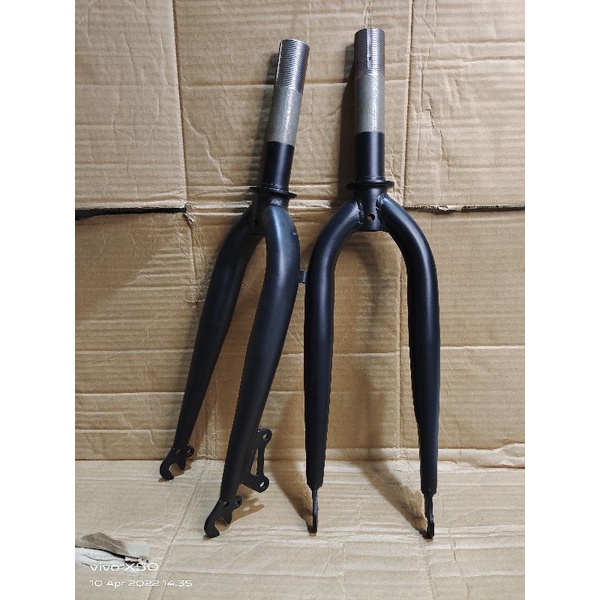 fork sepeda lipat ukuran 20inc 406 oversize 28.6 drat model rem cakram