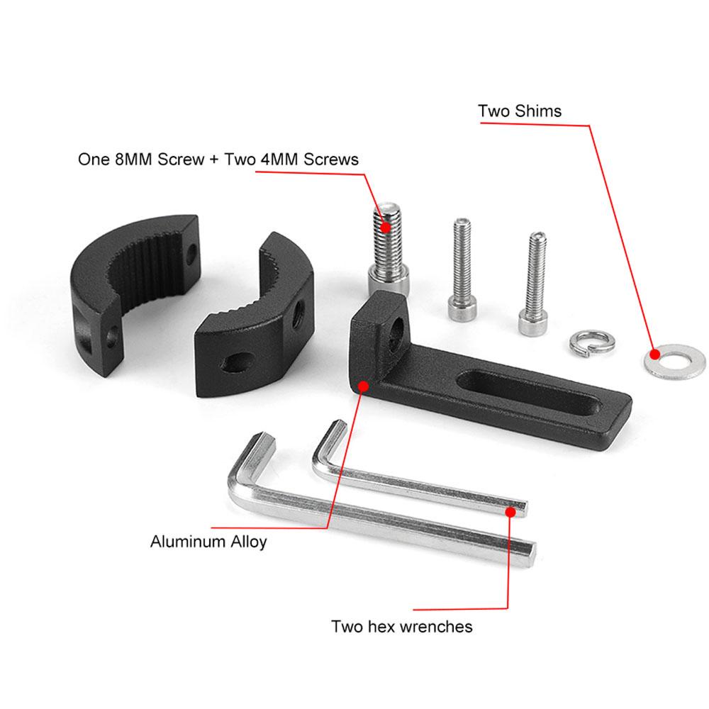 Rebuy Headlight Bracket Universal 20mm-31mm Crash Guard Aksesoris Motor Adjustable Untuk Penjepit Lampu Sorot Bumper Motor