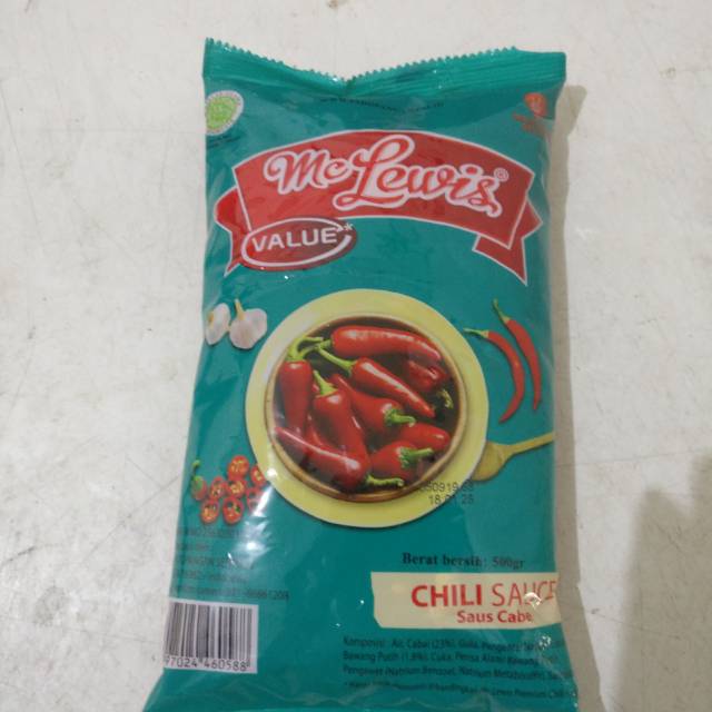 

Saus sambal mclewis 500 gram