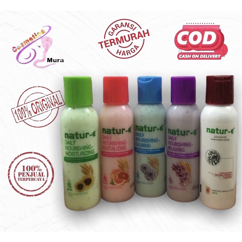 [ 100 ml ] natur e lotion all series || natur e lotion hijau || natur e lotion pink || natur e lotion advanced || natur e lotion orange 100 ml