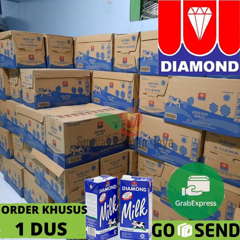 

SUSU UHT DIAMOND 1 DUS / UHT DIAMOND FULL CREAM 1 Liter
