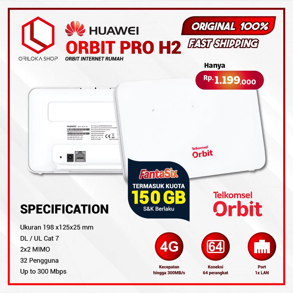 Telkomsel Orbit PRO H2 Huawei B530 Home Router Wifi Free 150GB