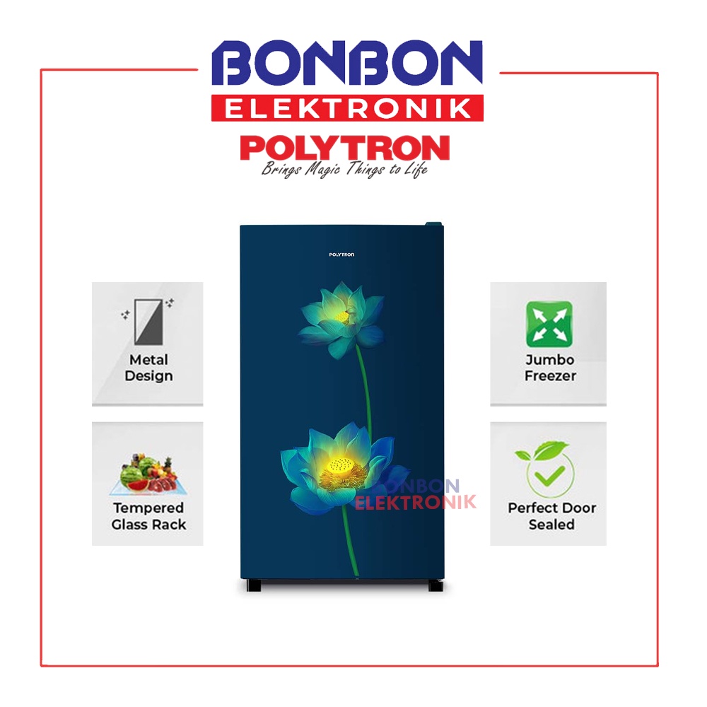 Polytron Kulkas 1 Pintu 150L PRB-157LB / PRB 157 LB 150 Liter