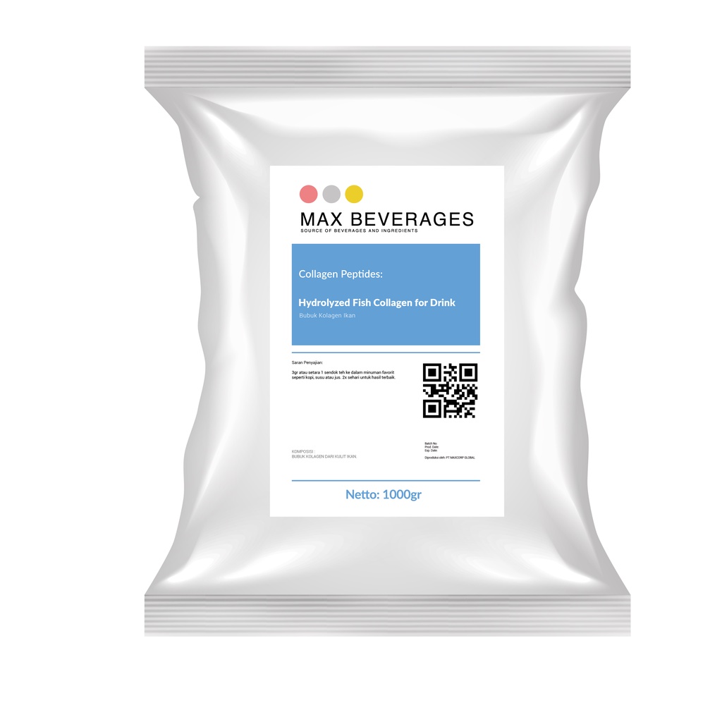 1Kg - Pure Fish Collagen Peptides/BUBUK KOLAGEN IKAN/FISH COLLAGEN