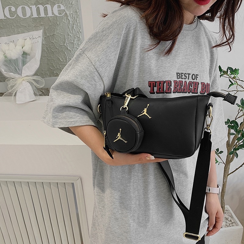 SLINGBAG SLING BAG JORDAN YINYANG + SMALL POCKET BAG JORDAN / TAS JORDAN YINYANG / SLINGBAG JORDAN / TAS WANITA JORDAN / SLINGBAG CEWEK / SLINGBAG WANITA/ TAS SELEMPANG WANITA