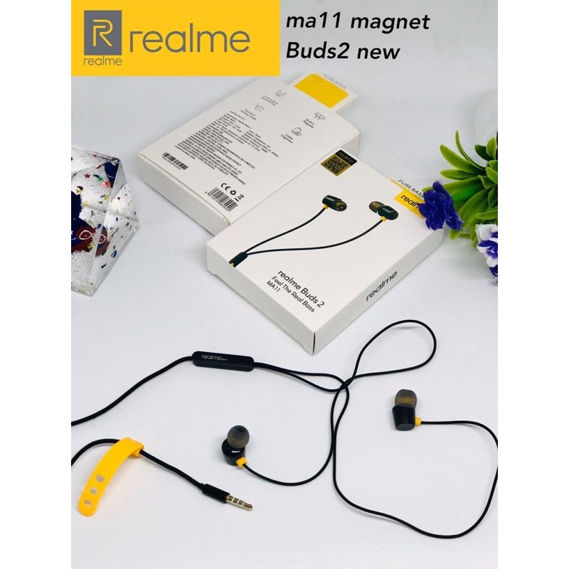 PROMO HANDSFREE REALME MA11 NEW EARPHONE BUDS2 MA-11