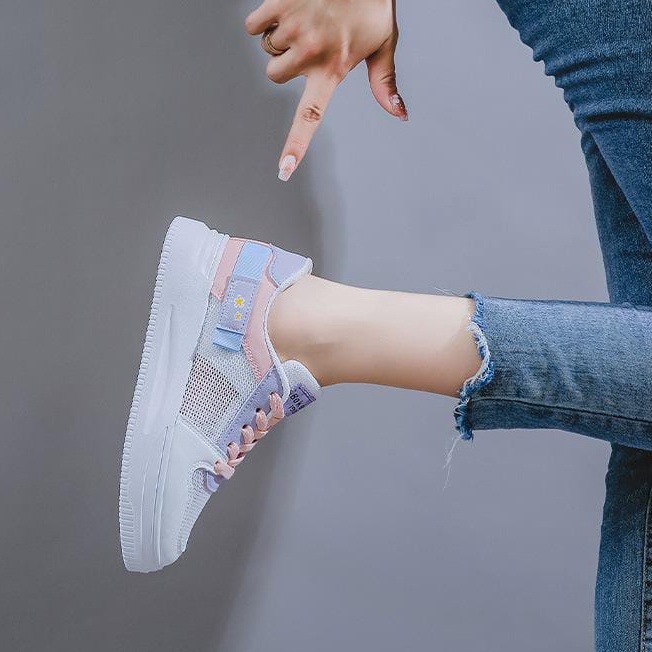 TBIG [COD] Sepatu Sekolah Sneakers Import Shoes BRIELLE Fashion Wanita Sepatu Korea Style Sekolah Kuliah