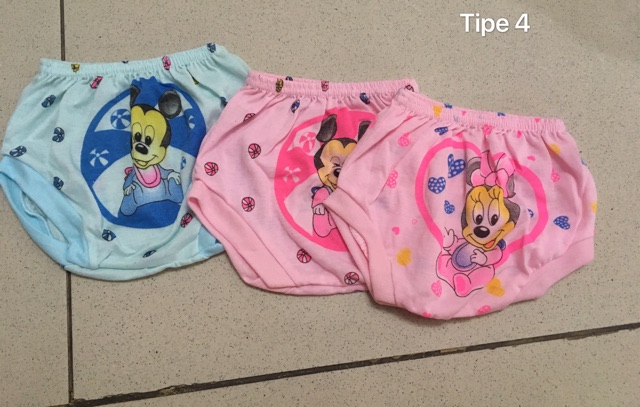 6PCS!! Celana segitiga bayi 6-18 M / Celana kodok bayi / celana rumah bayi